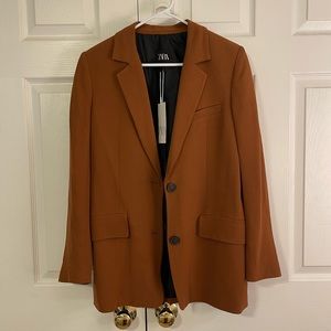 Zara rust colored blazer